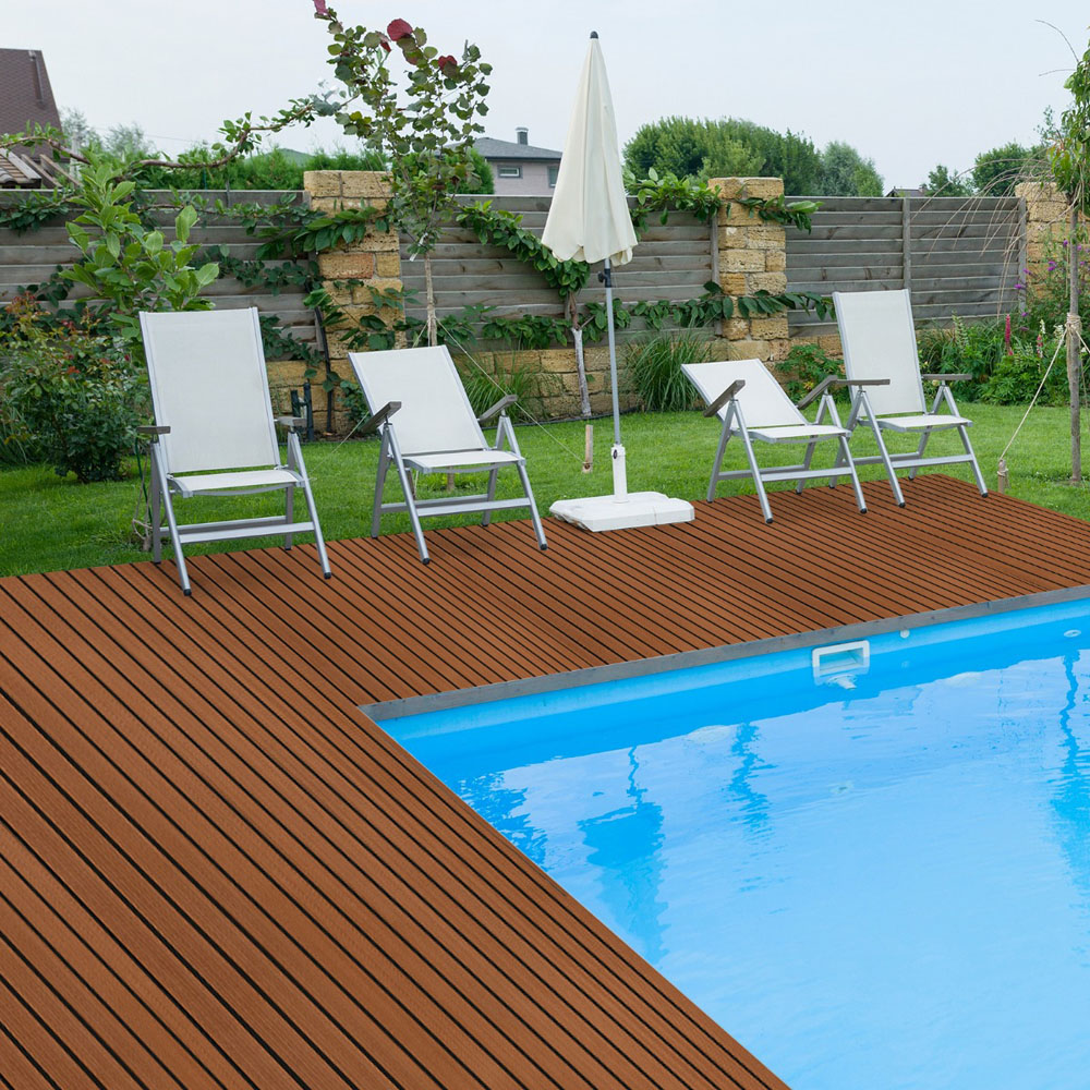 Costway Brown Non Slip Marine Carpeting Mat 240 x 90cm Image 2