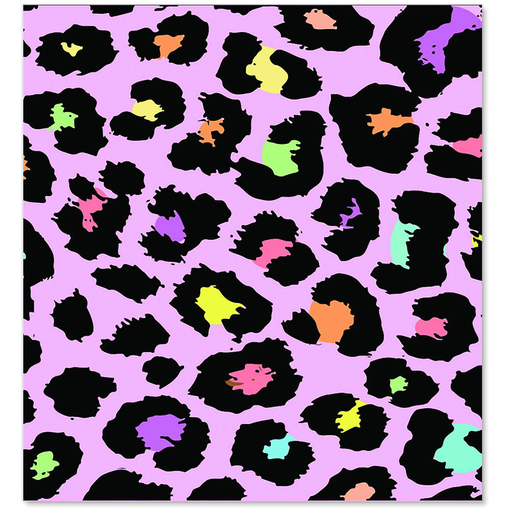 Warren Reed Designer Pink Leopard Print Glass Kitchen Splashback 65 x 60cm Image 2