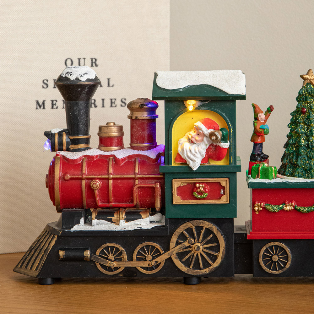 Samuel Alexander LED Light Musical Choo Choo Snow Scene Christmas Train 34cm Image 9