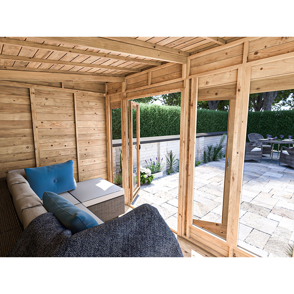 Dunster House RagePanda 10 x 6ft Modular Brown Superfelt Pent Summerhouse Image 4