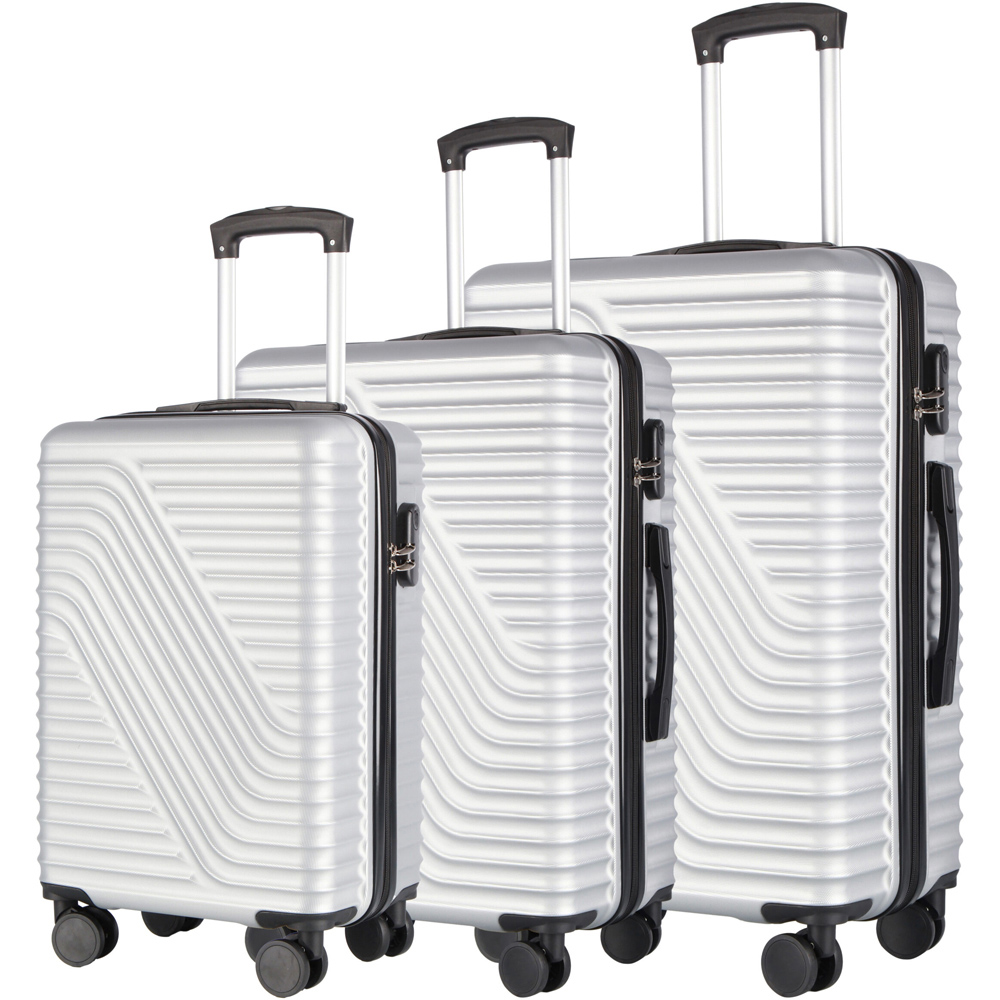 Neo Set of 3 Titanium Hard Shell Luggage Suitcases Image 1