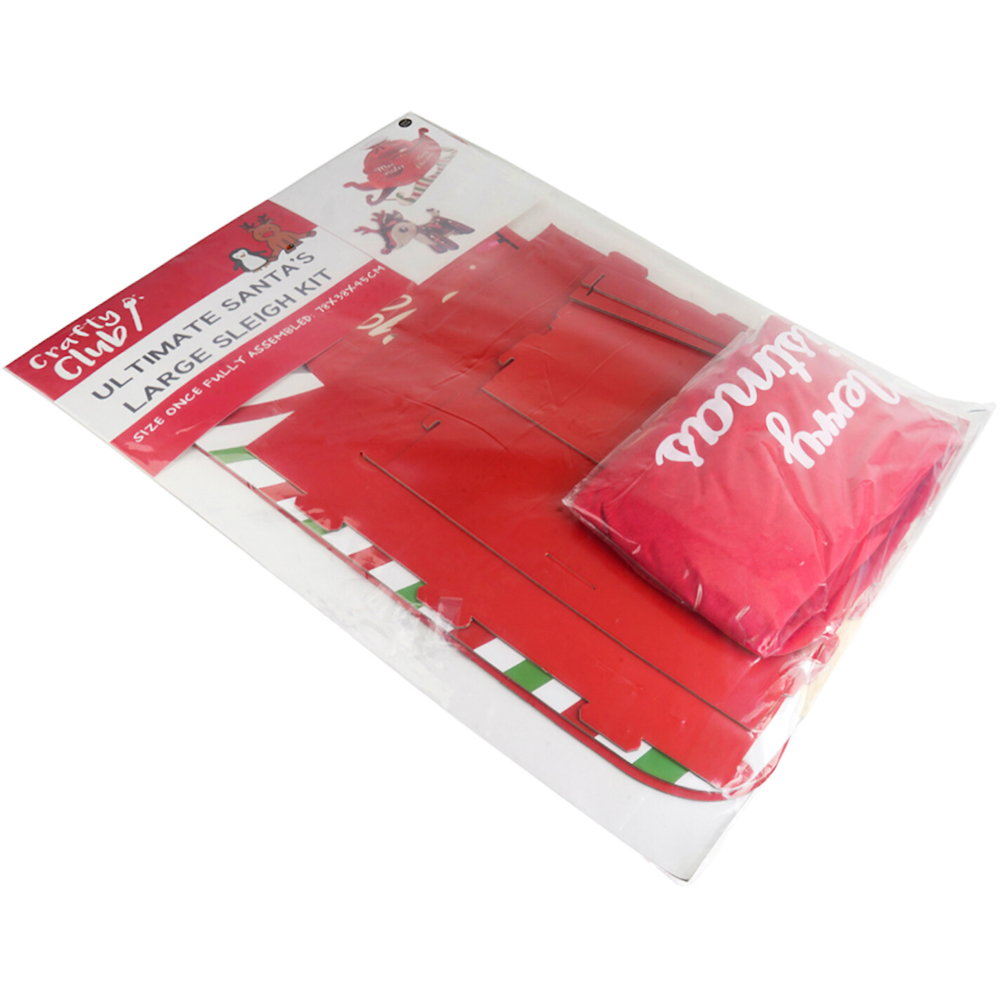 Ultimate Santas Large Sleigh Kit Red Image 3