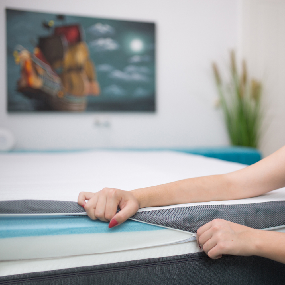 JML Eazzzy Double White Mattress Topper Image 8