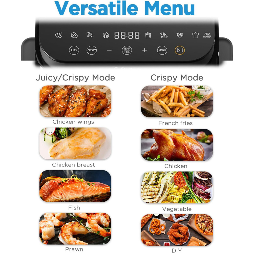 Midea 7L Large Air Fryer with Visual Window Image 3