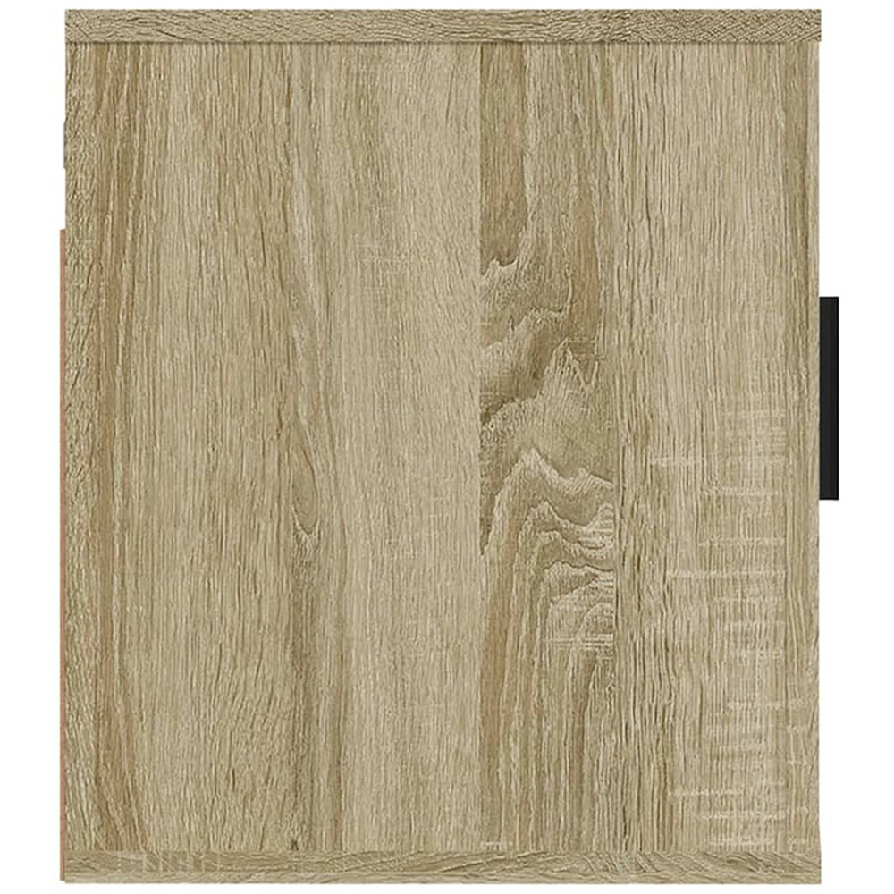 vidaXL Single Door Sonoma Oak Wall Mounted TV Cabinet Set of 2 Image 7