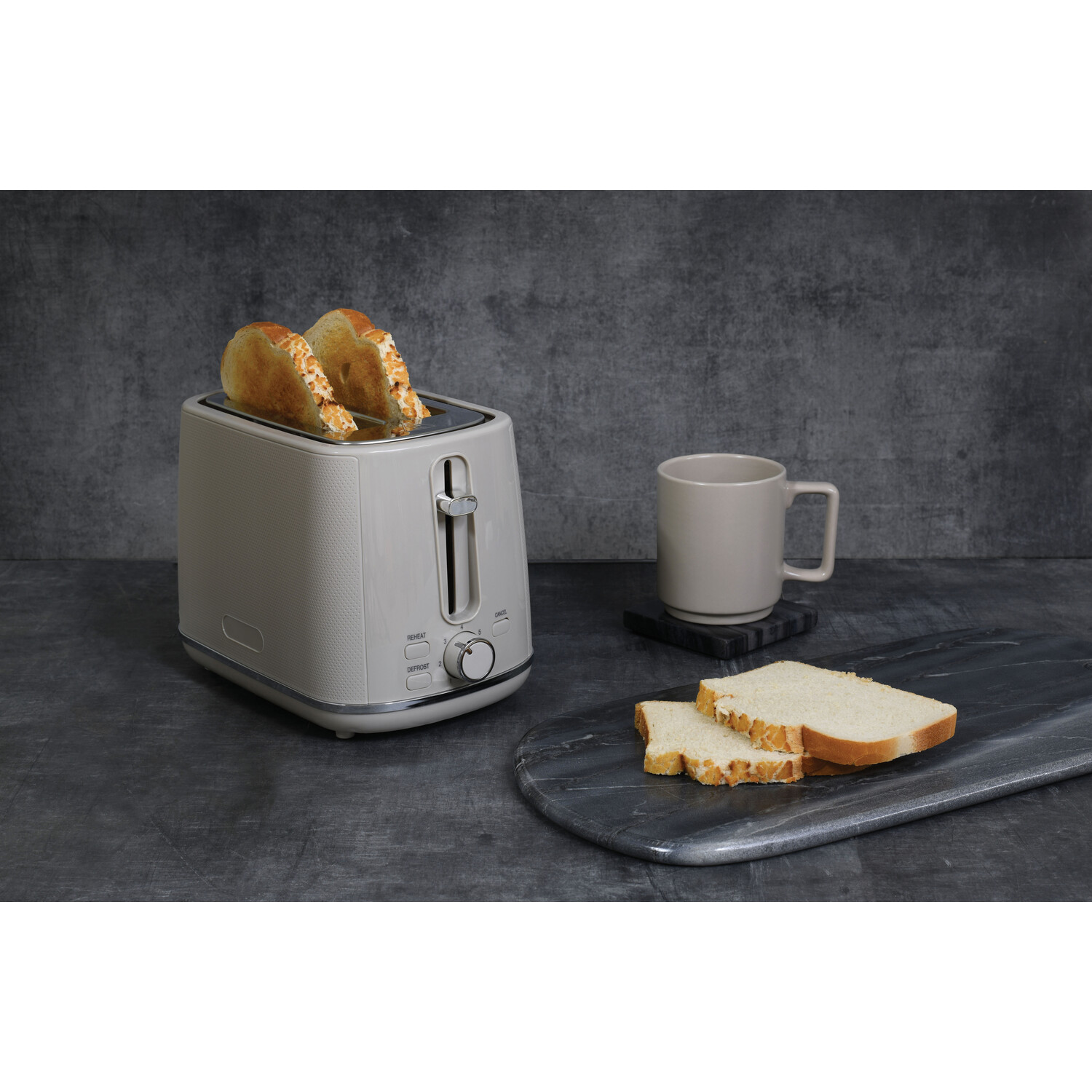 Greige 2-Slice Toaster - Greige Image 5
