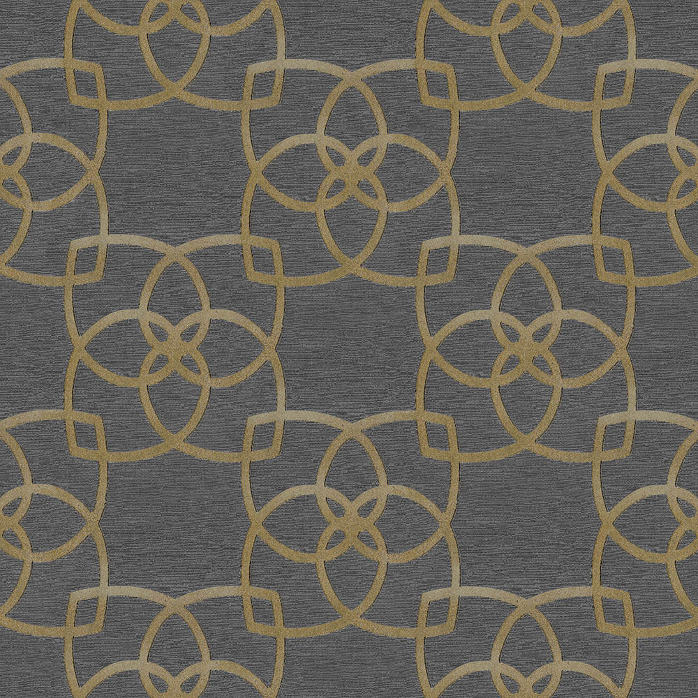 Muriva Marrakech Warm Gold and Grey Wallpaper Image 1