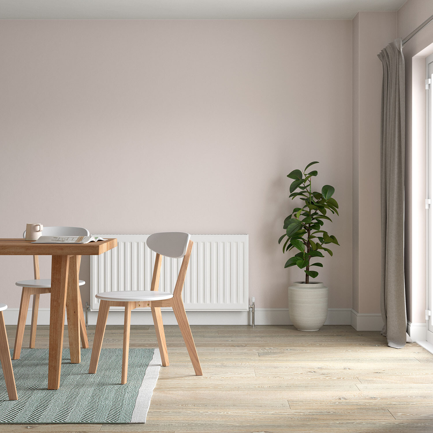 Dulux Walls and Ceilings Silk Emulsion Paint - Blush Pink Image 10