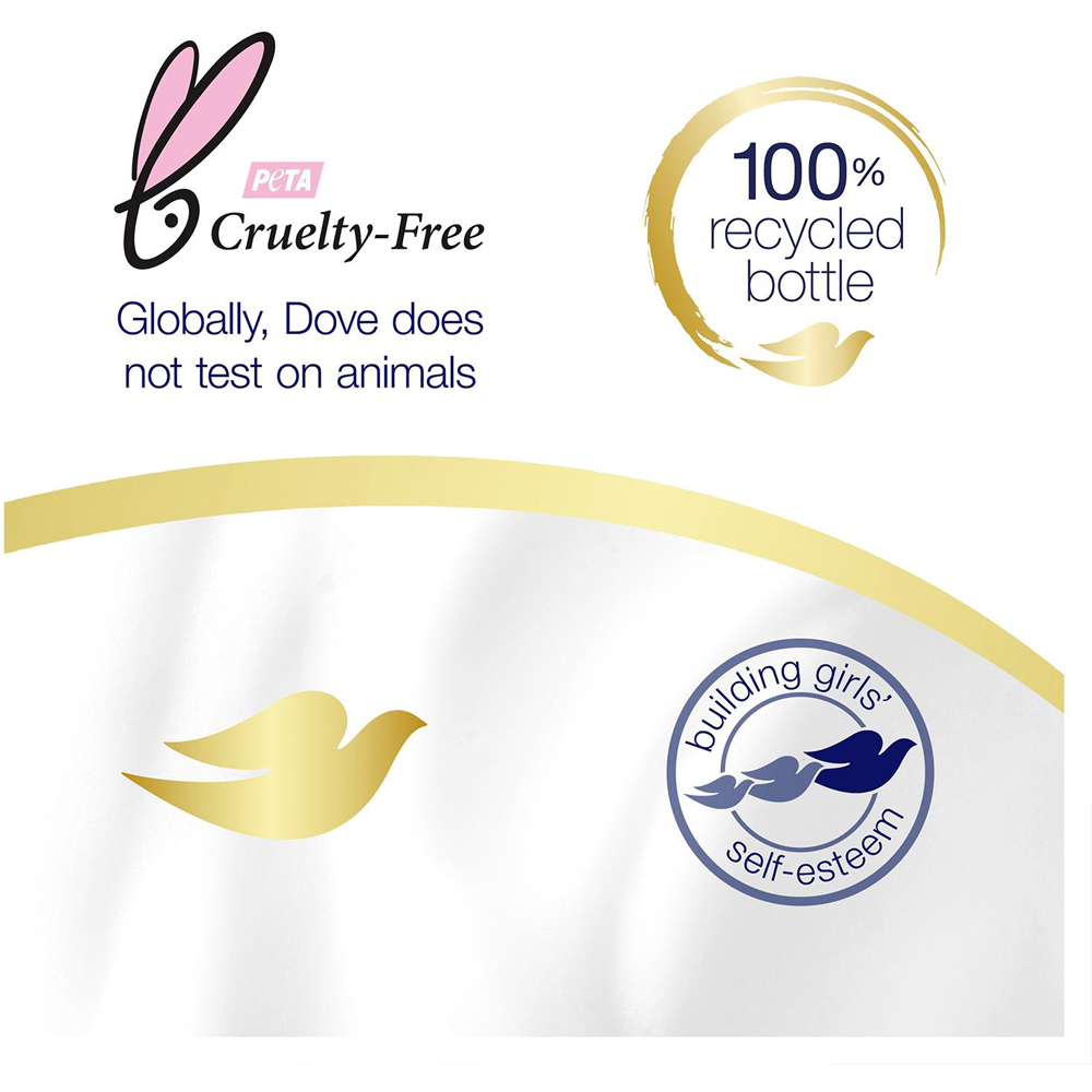 Dove Caring Bath Shea Butter and Vanilla Moisturising Cream Bath Soak 720ml 6 Pack Image 5