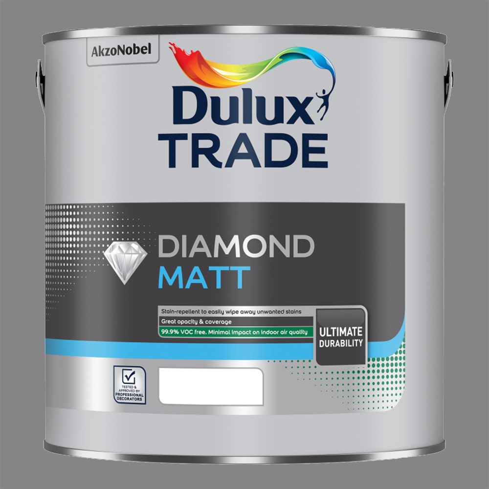 Dulux Trade Urban Obsession Walls and Ceilings Diamond Matt Paint 5L Image 2