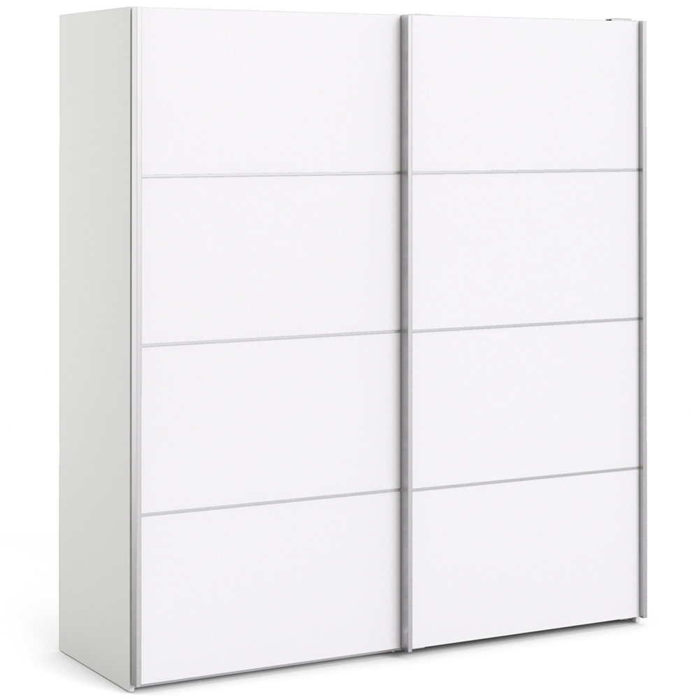 Florence Verona 2 Door White Sliding Wardrobe Image 2