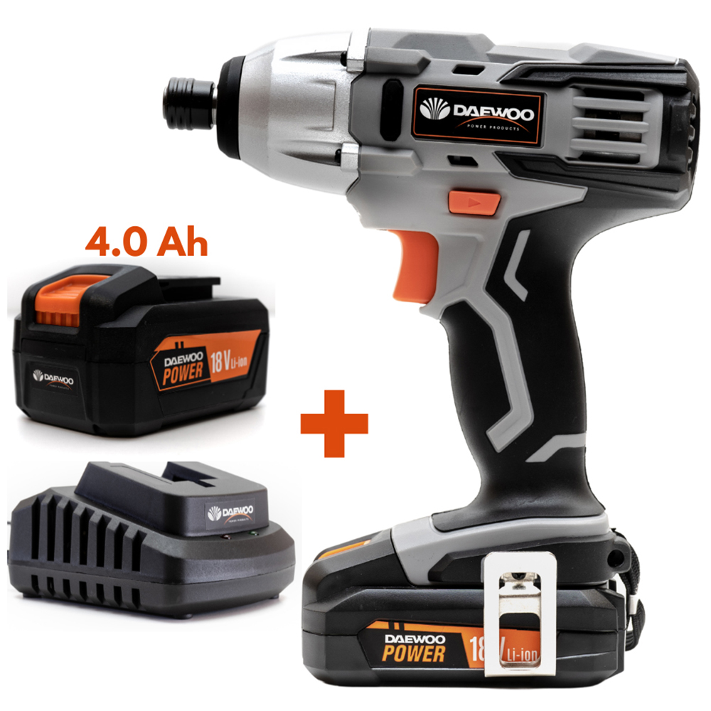 Daewoo U Force 18V Lithium-Ion Impact Drill Driver with Battery and Charger Image 6