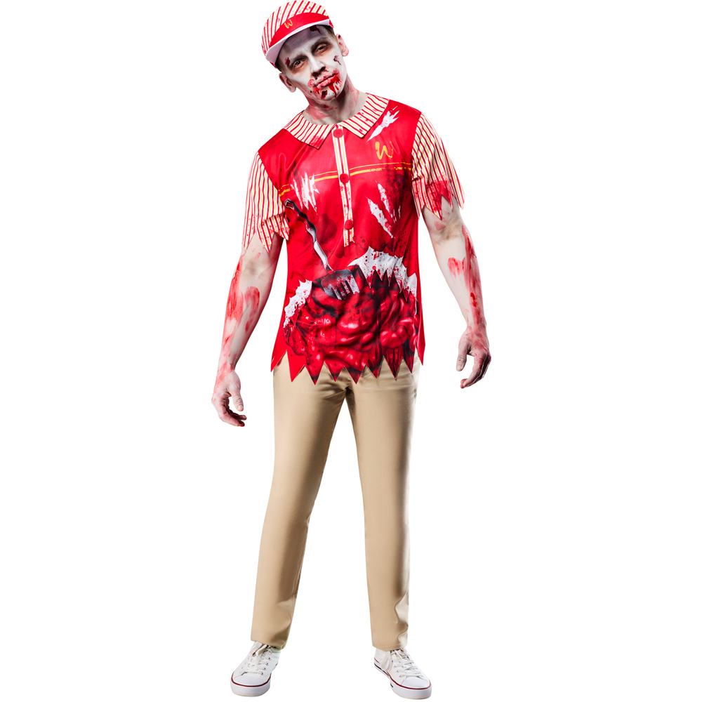 Rubies Adult Zombie McBurger Halloween Costume Medium Image 1