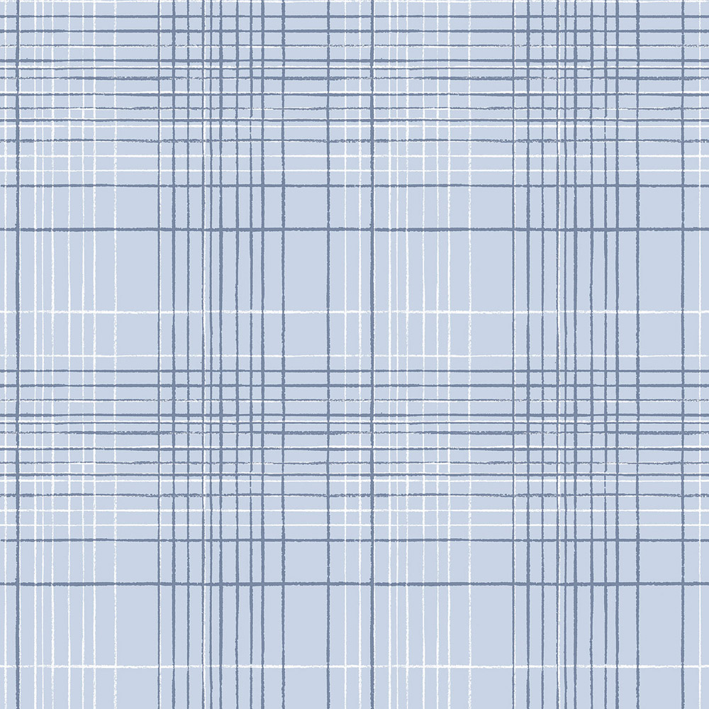 Galerie Deauville 2 Grid Blue and White Wallpaper Image 1