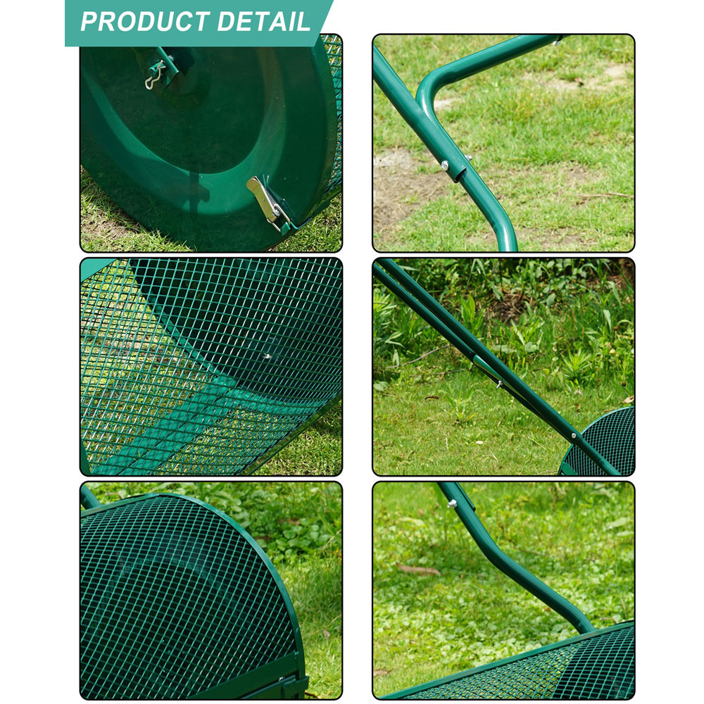 Gr8 Garden Compost and Peat Moss Spreader 76L Image 3