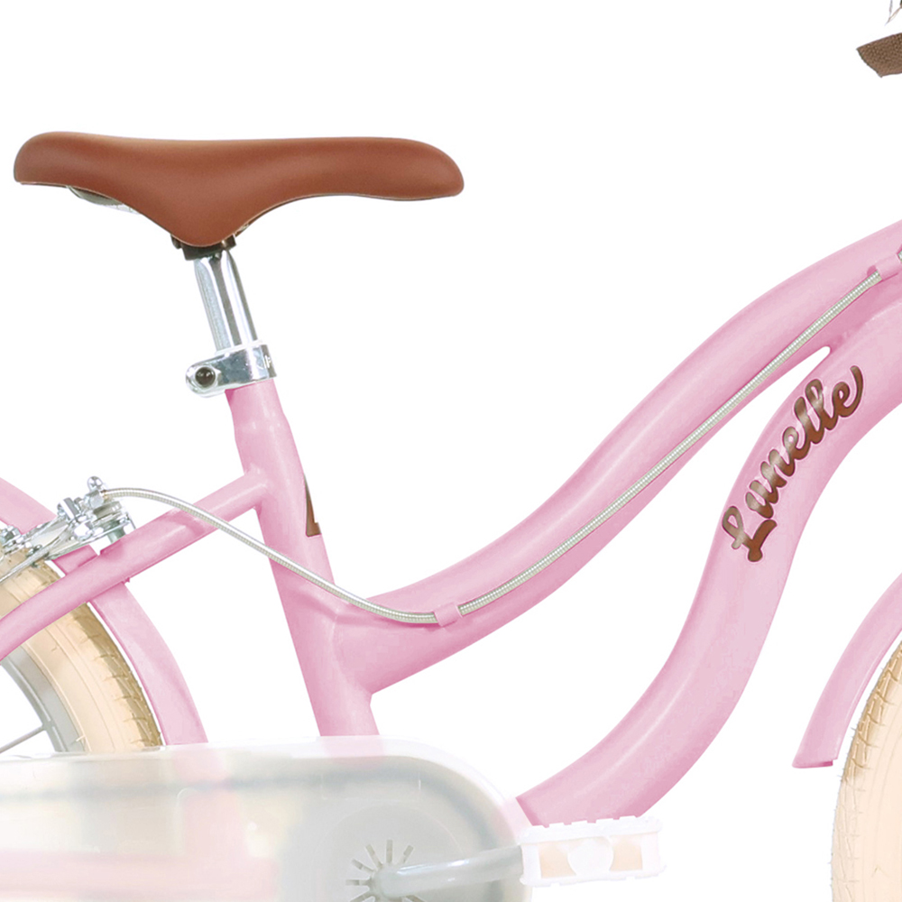Dino Bikes 16 inch Pink Retro Kids Bike Image 4