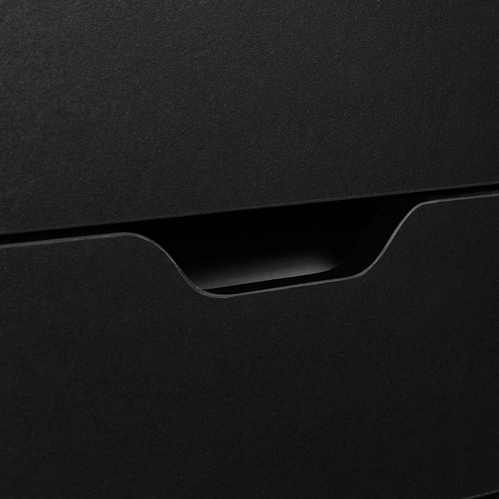 Portland Black 7 Drawer Mobile Filing Cabinet Image 3