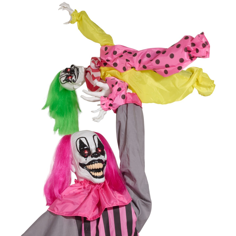 XL Creepy Standing Clown Image 8