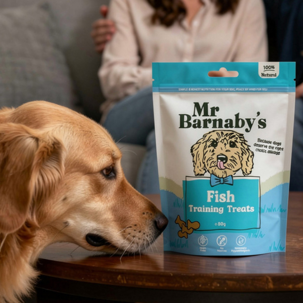 Mr Barnaby's Fish Dog Training Treats 80g 4 Pack Image 2