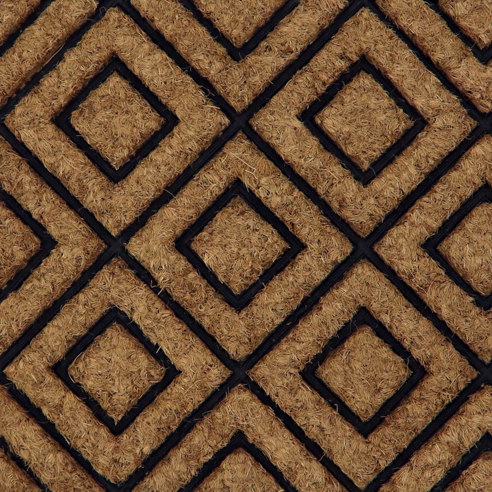 JVL Comfort Diamonds Tuffscrape Door Mat 40x70cm Image 5