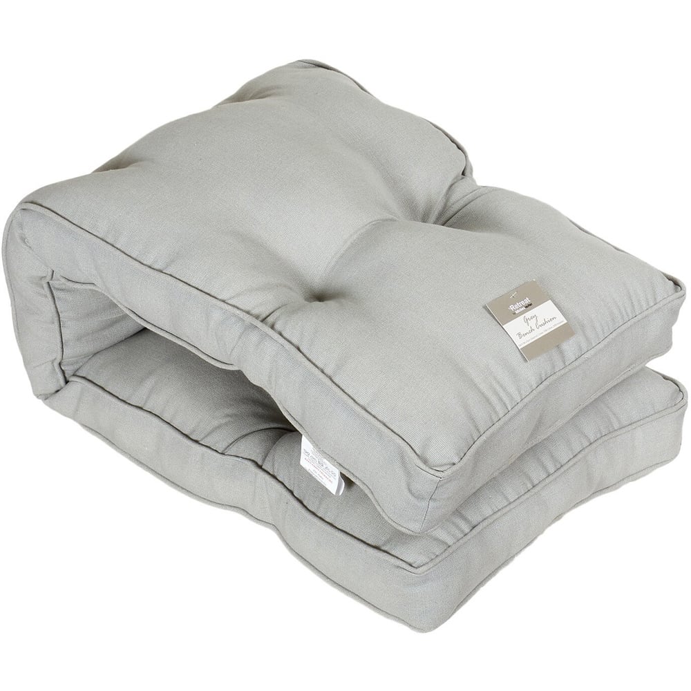 Premium Bench Cushion - Grey Image 2