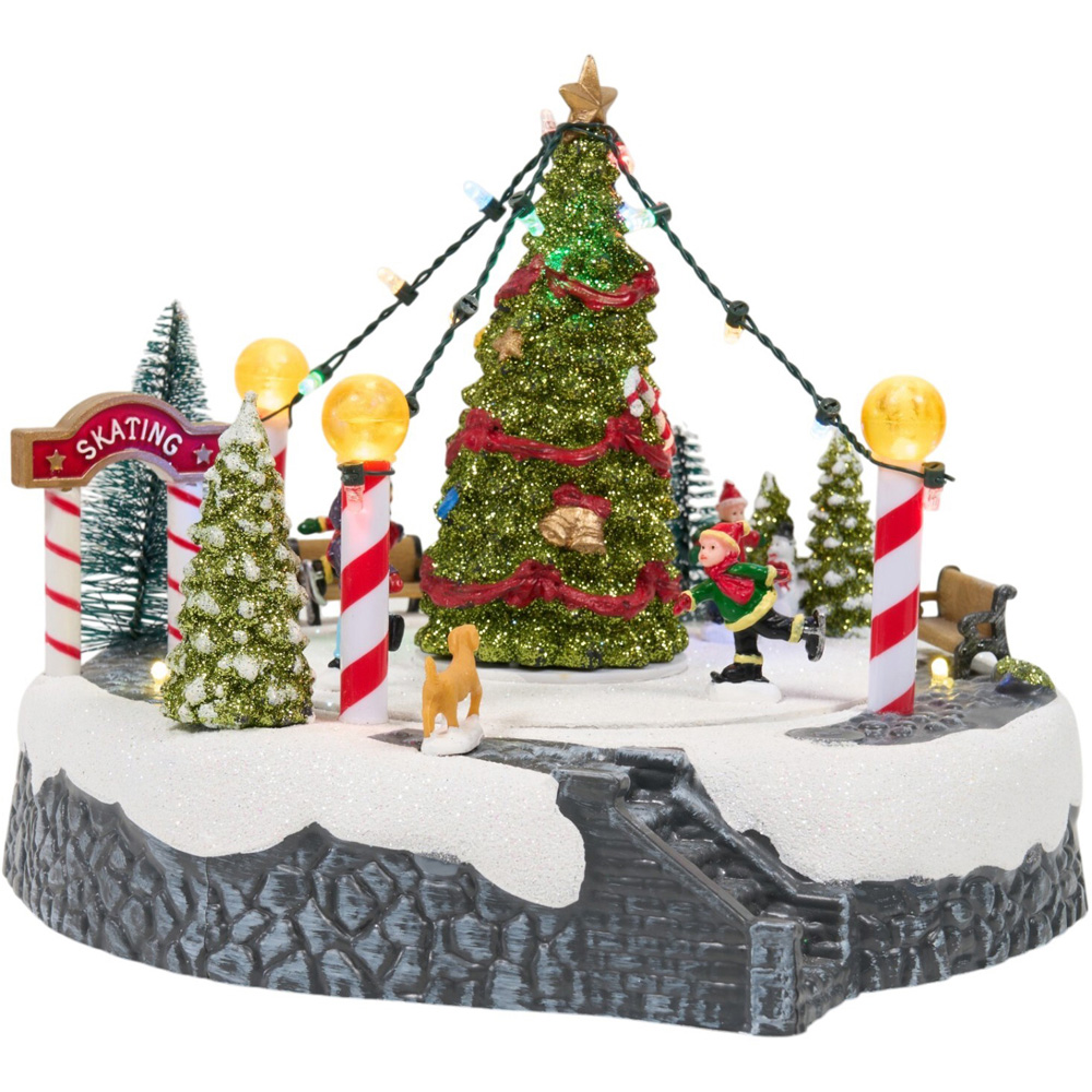 LED Christmas Tree Village Model Image 9