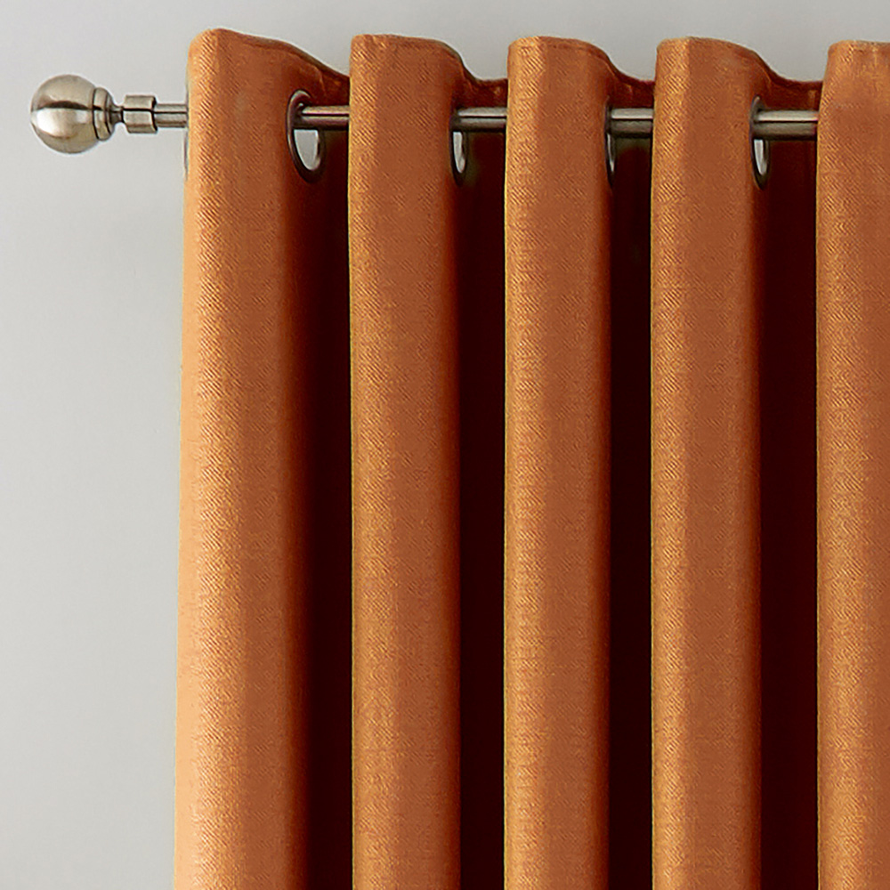 Helena Springfield Eden Lined Ginger Curtains 229 x 183cm Image 2