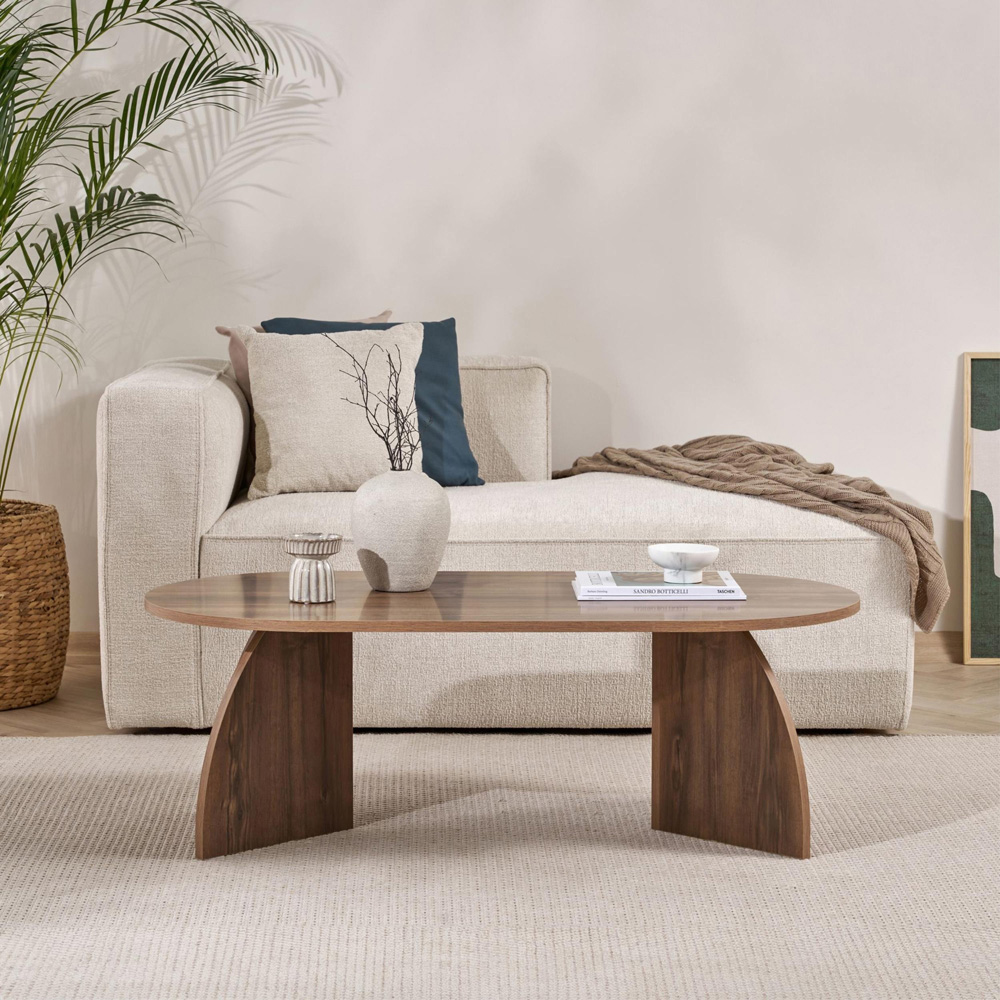 Decortie Melina Istanbul Walnut Coffee Table Image 5