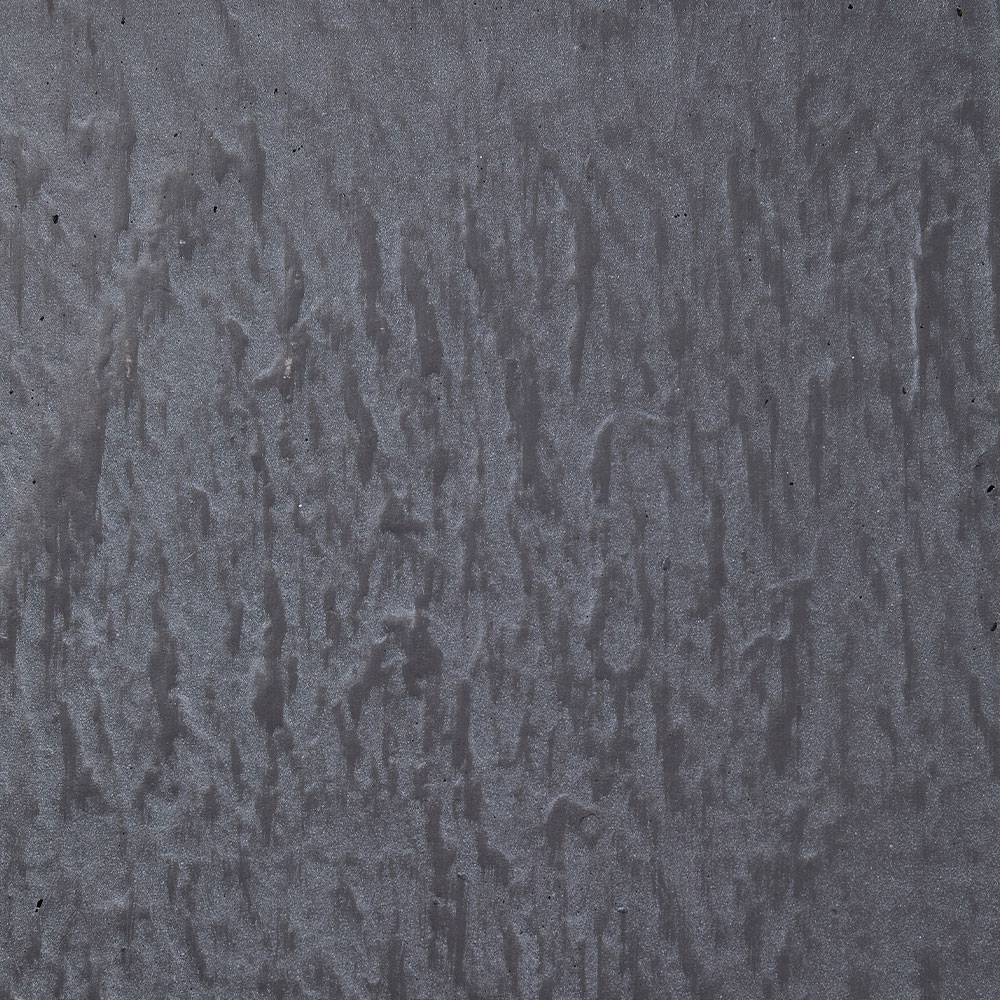 Living and Home Grey Square Textured Cement Planter with Drainage Holes 28 x 28cm Image 2