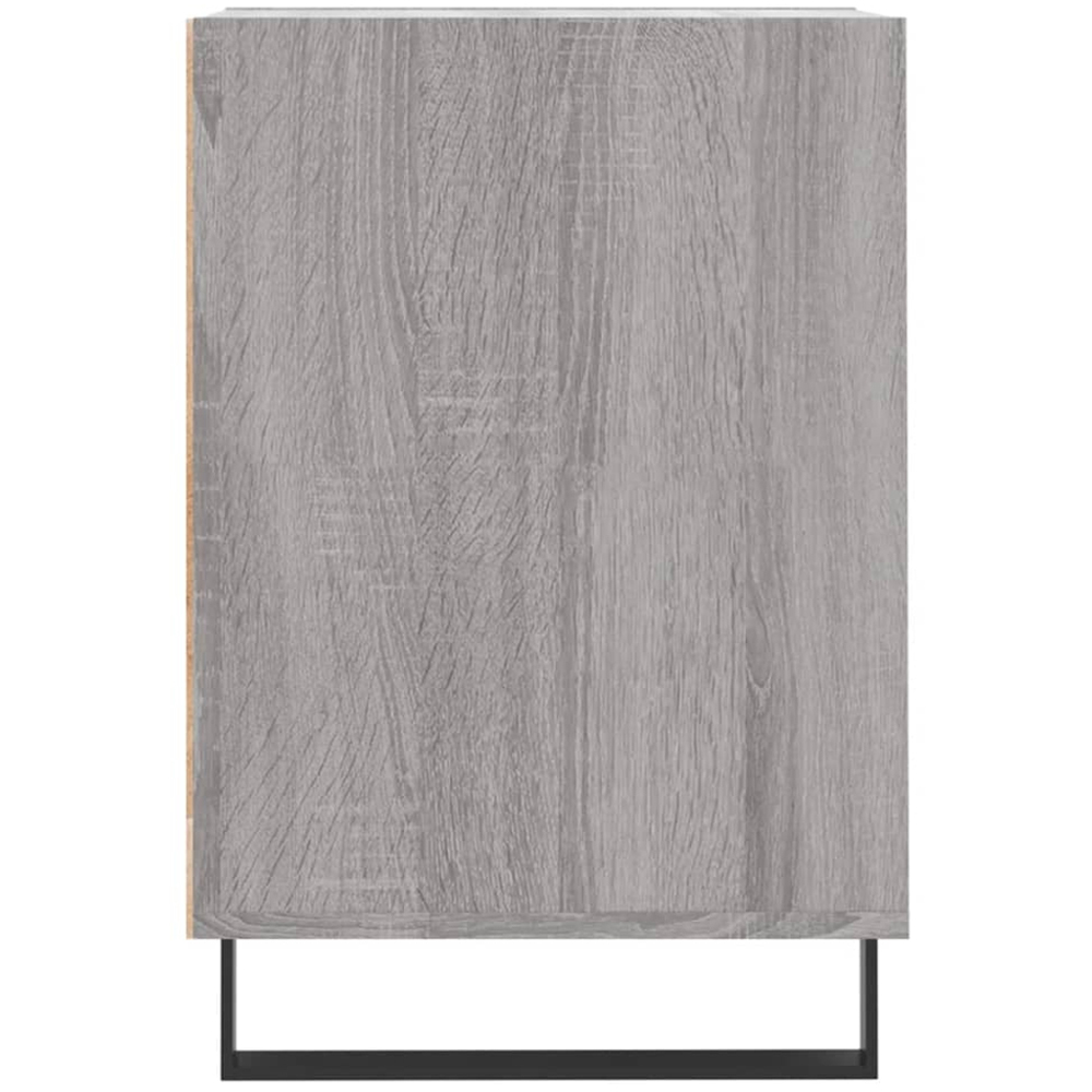 vidaXL 2 Door 3 Shelf Grey Sonoma TV Cabinet Image 6