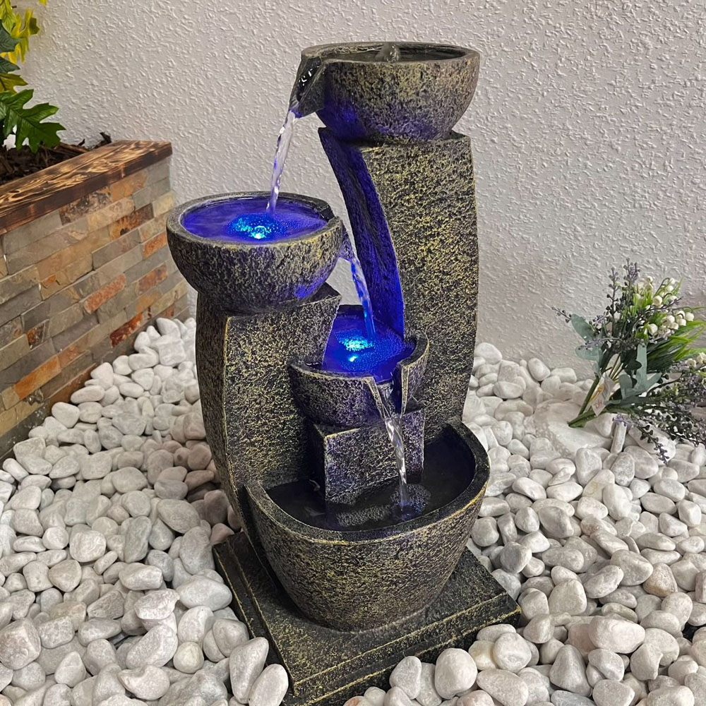 Tranquillity Medium Aztec LED Water Feature Image 2