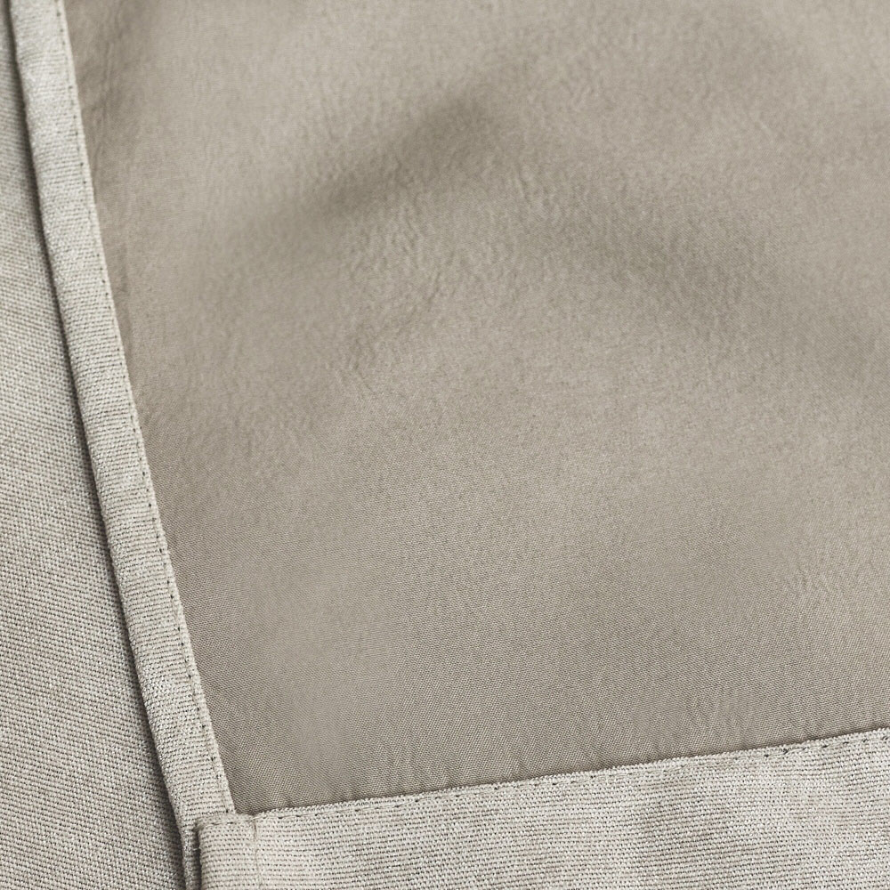 Alan Symonds Cream Chenille Blackout Pencil Pleat Curtains 117cm x 229cm Image 4