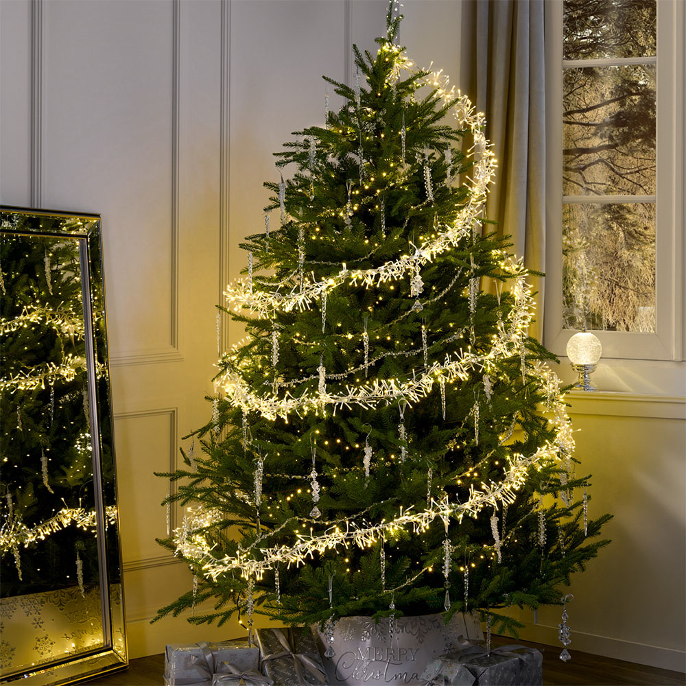 Large Crystal Icicle Decoration Clear Image 2
