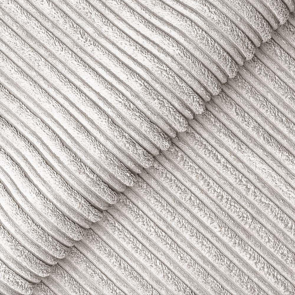 Luxor 3 Seater Silver Jumbo Cord Scatter Back Sofa Image 5