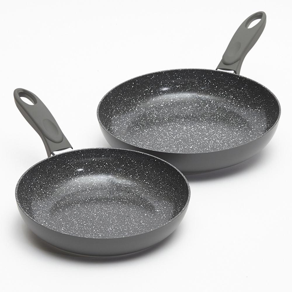 Durastone Grey Non Stick Aluminium Cookware Set of 5 Image 3