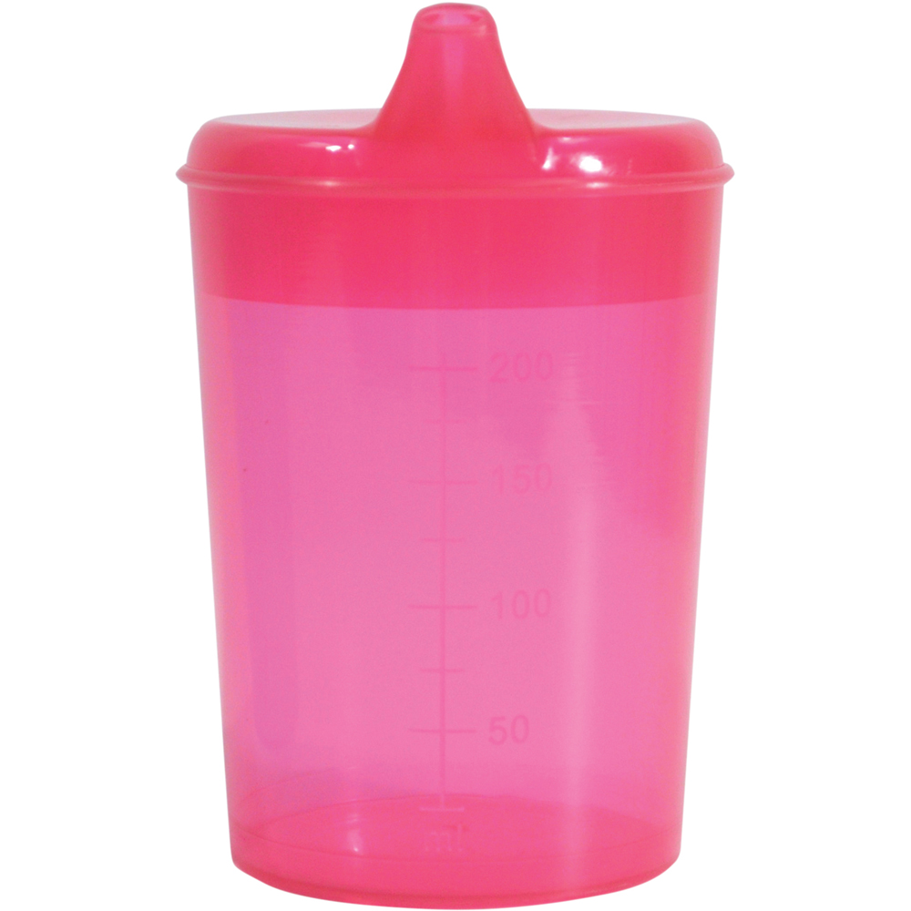 Aidapt Pink Drinking Cup with 2 Spouts Image 1