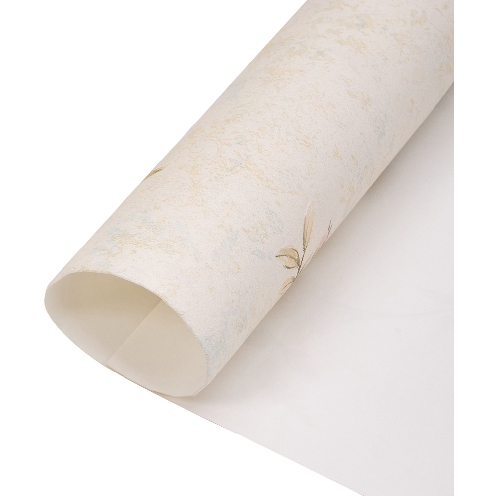 Living and Home Vintage Light Beige 3D Embossed Non-Woven Wallpaper Roll 950 x 53cm Image 4