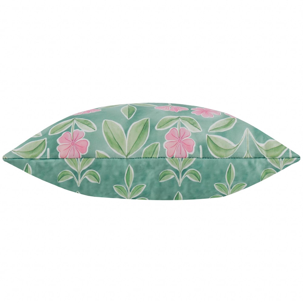 Wylder Nature Viola Blue Printed Reversible Polyester Filled Outdoor Cushion 45 x 45cm Image 4