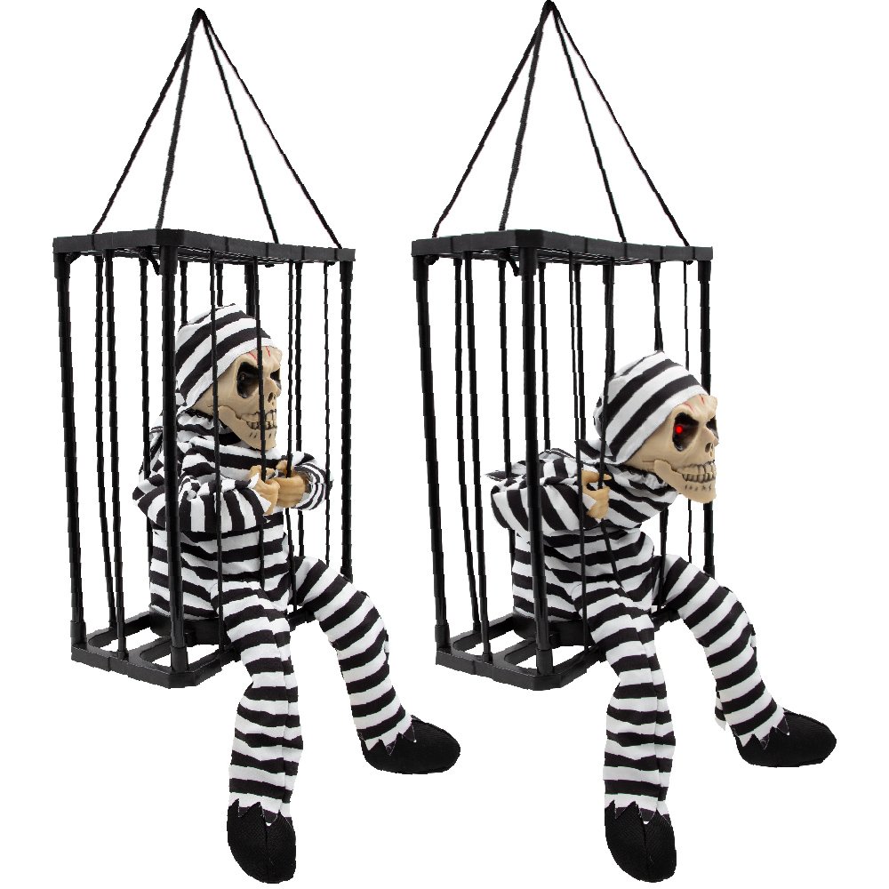 Global Gizmos Animated Prisoner with Motion Sensor Decoration Image 3