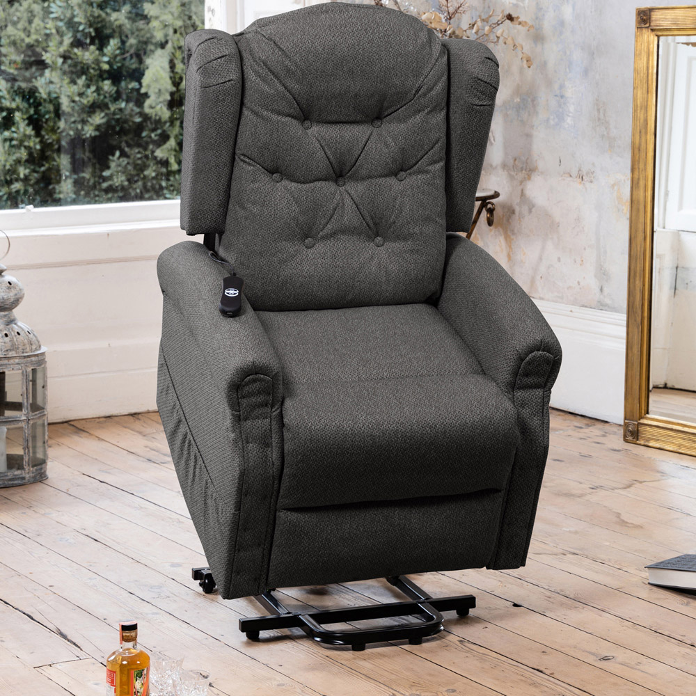 Artemis Home Crawley Dark Grey Electric Lift-Assist Massage and Heat Recliner Chair Image 4