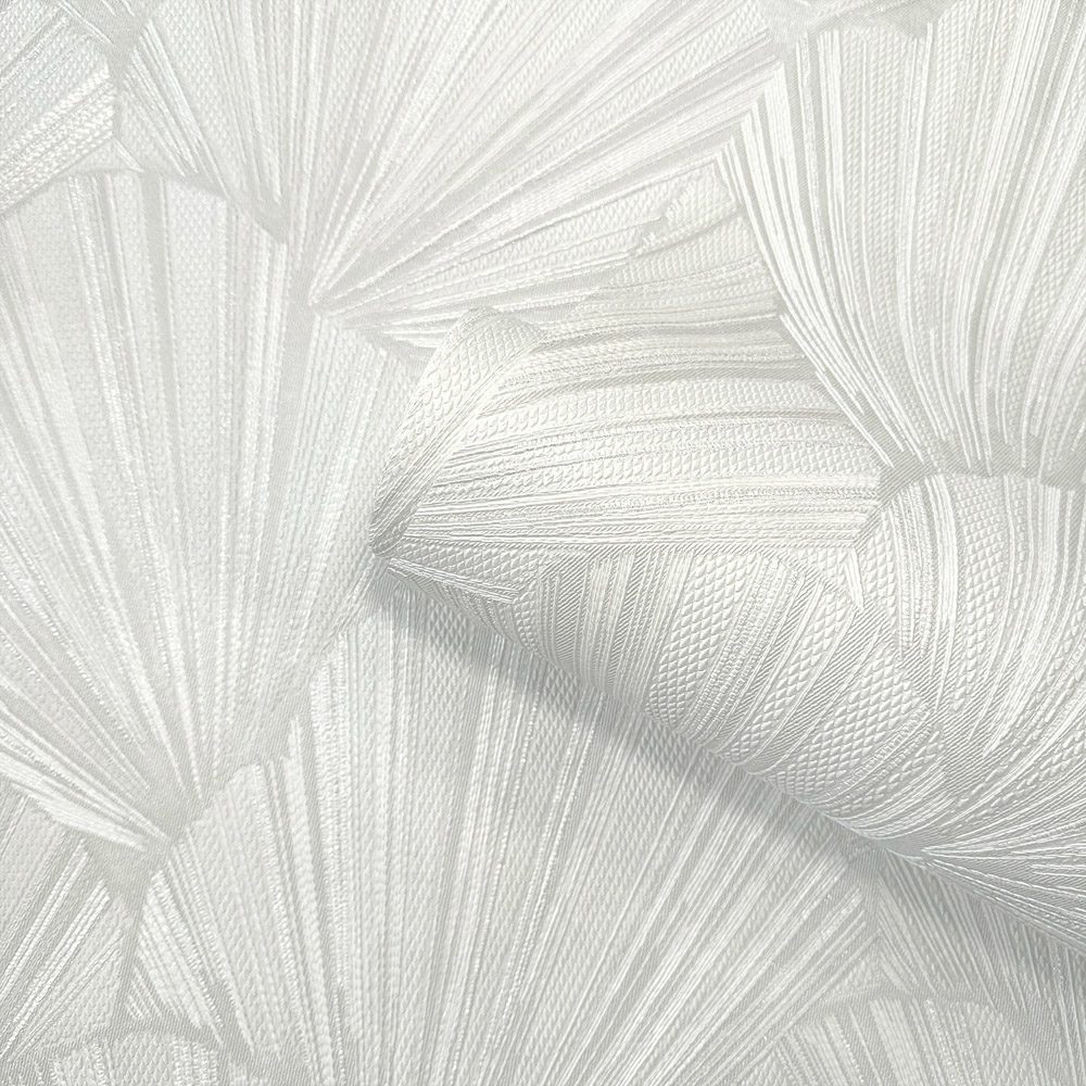 Belgravia Decor Allegra Texture White Vinyl Wallpaper Image 2