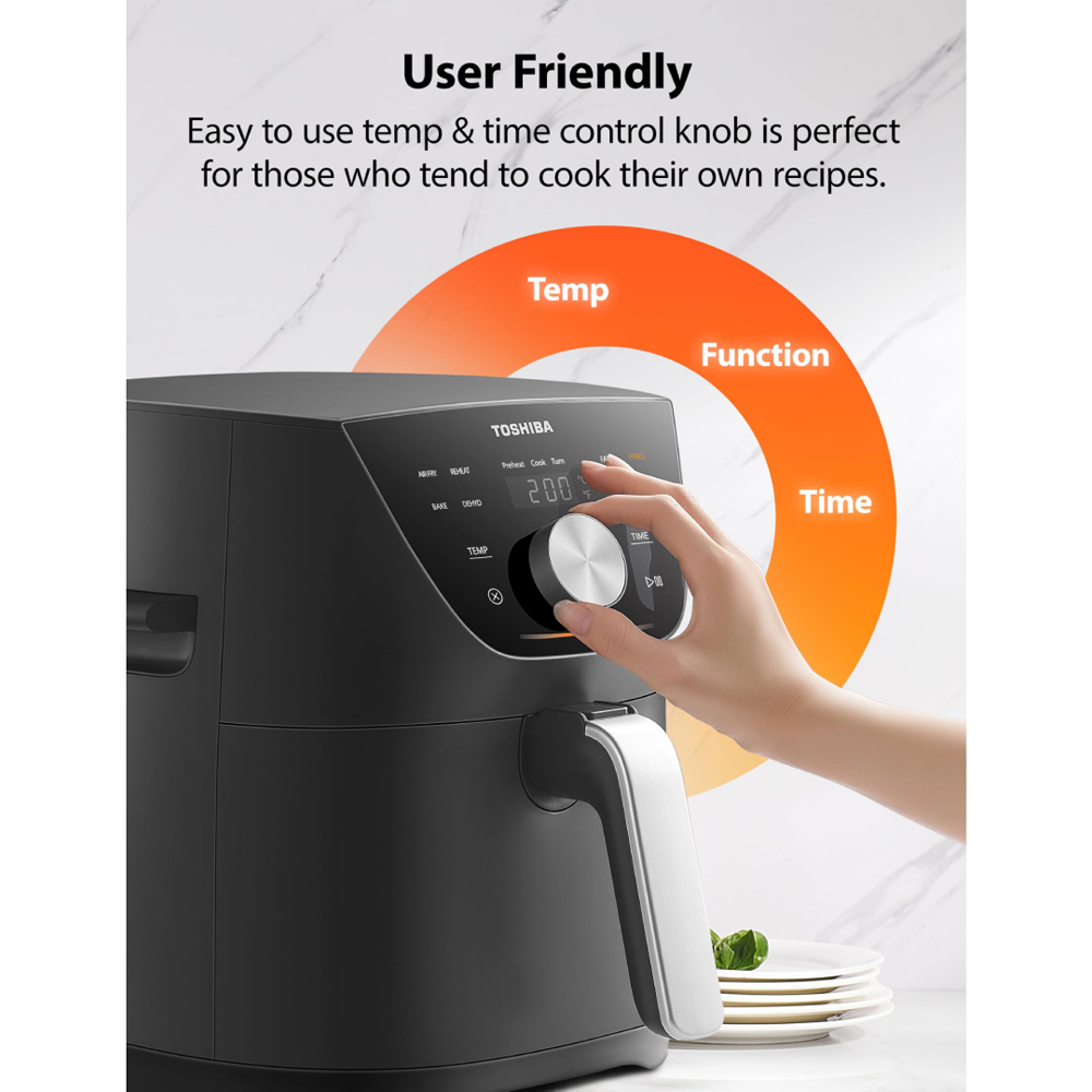 Living and Home Toshiba Air Fryer 5.2L Image 4