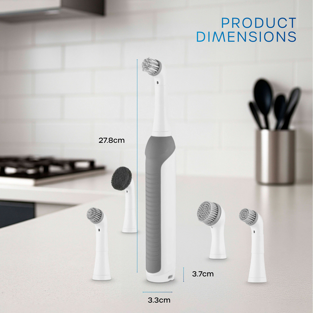 Swan Elevate Electric Cordless Cleaning Brush with 5 Interchangeable Heads Image 9