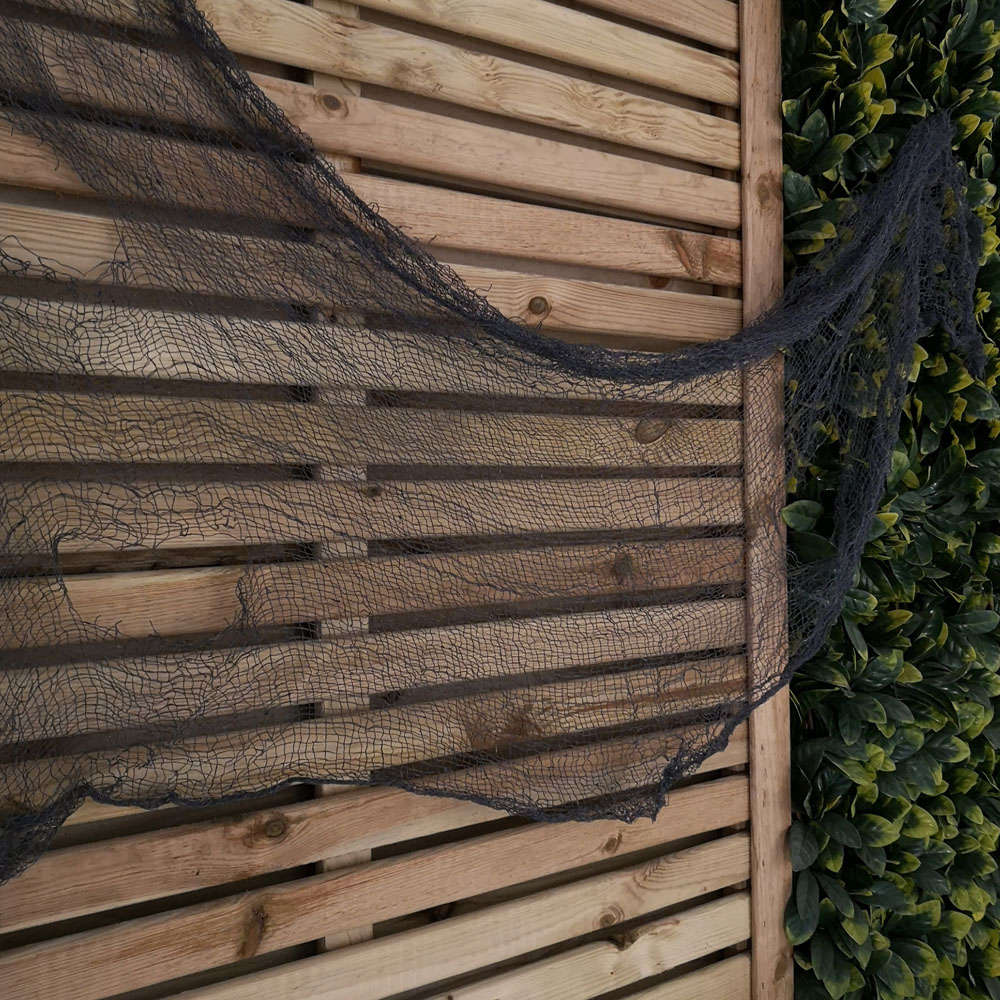 Samuel Alexander Black Freaky Fabric Net Halloween Decoration 2.9m 2 Pack Image 5