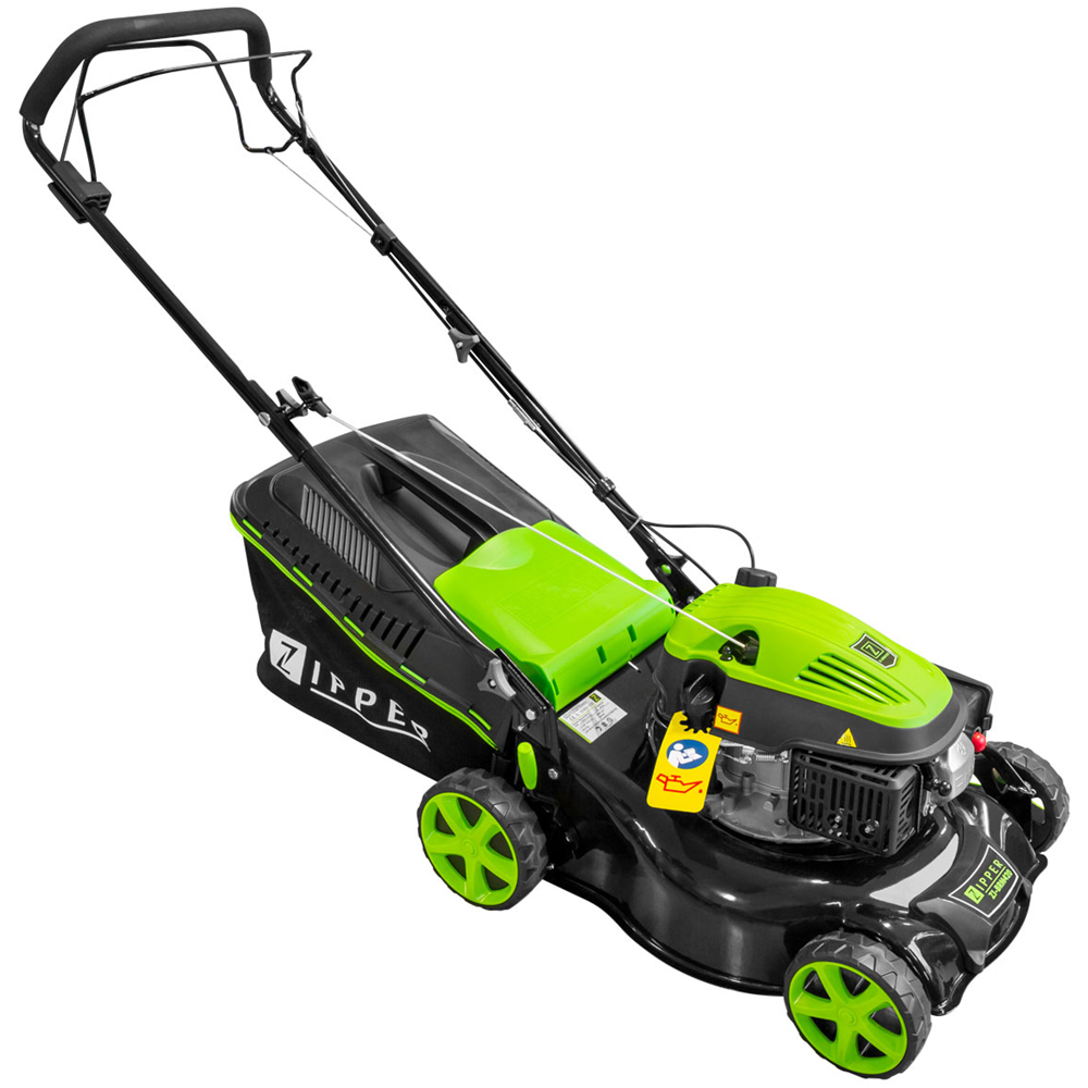 Zipper ZI-BRM420 42cm Self-Propelled Petrol Lawn Mower Image 1