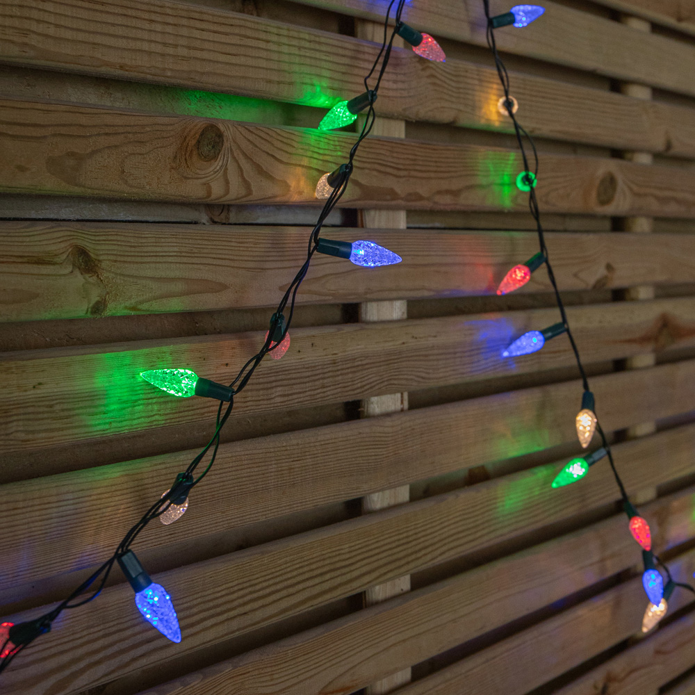 Samuel Alexander 150 Multicoloured LED Multi-Action Pinecone Christmas Lights 7.5m Image 5