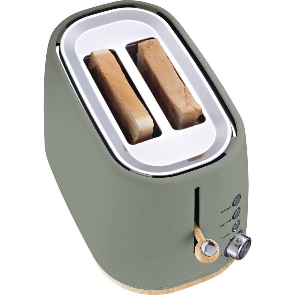 Statesman SKT05090GR Green Scandi Design 2 Slice Toaster 900W Image 5