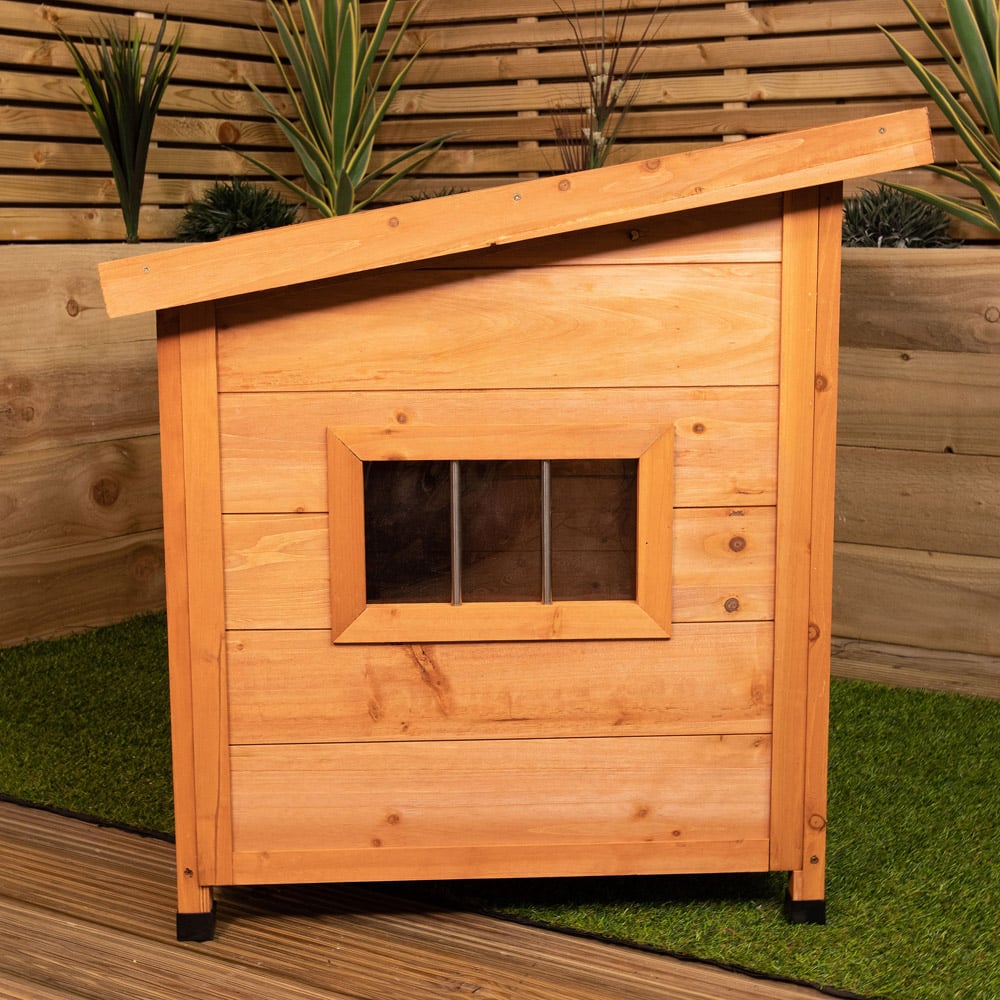 Samuel Alexander 72cm x 1.04m Medium Wooden Dog Kennel Image 4