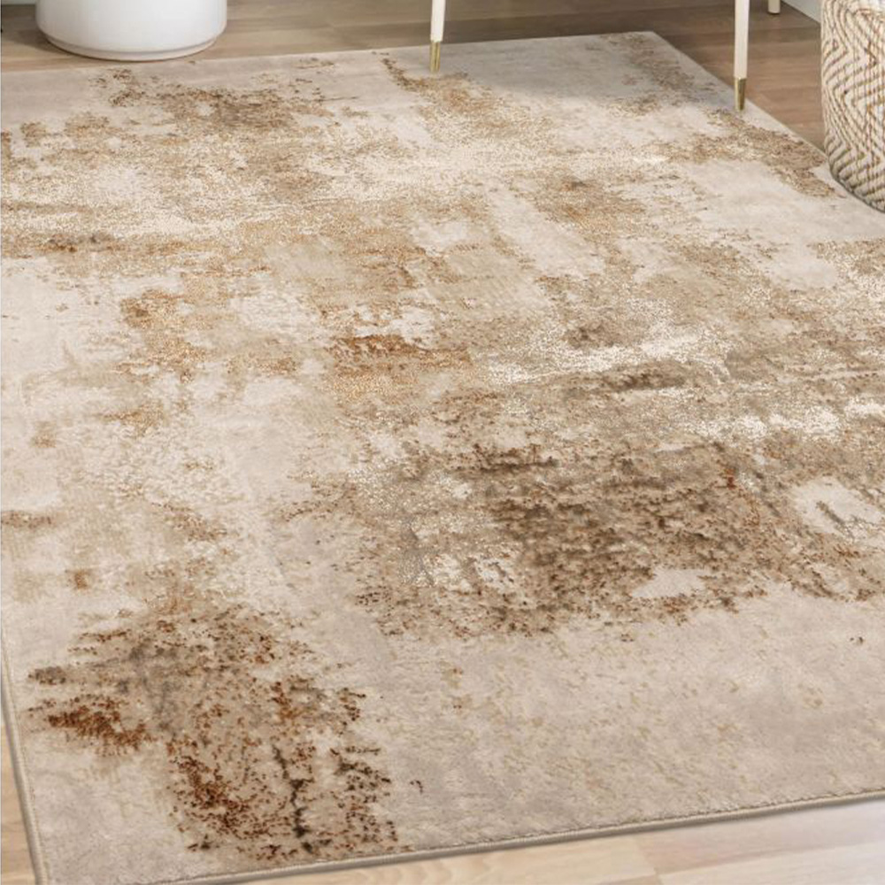 Homemaker Dusk Champagne Marble Rug 140 x 200cm Image 1