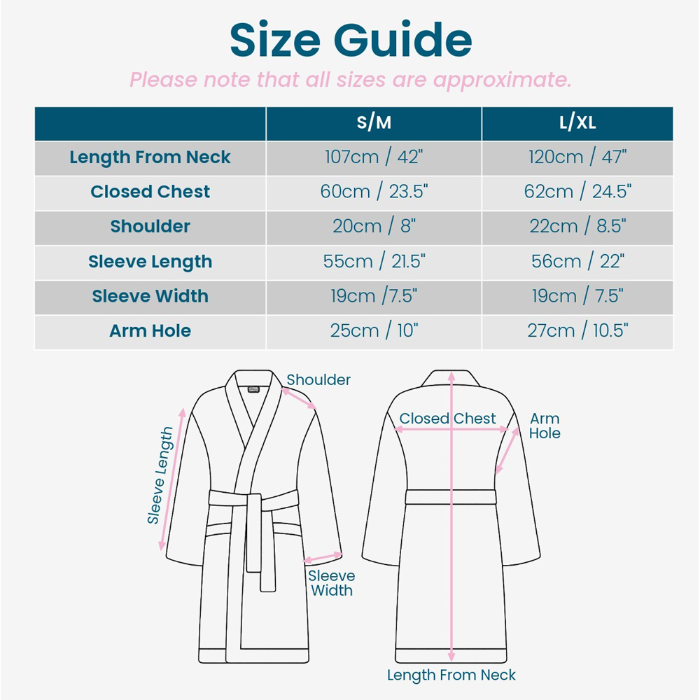 Cloud Touch Luxury Small to Medium Silver Dual Textured Reversible Velvet Towelling Bathrobe Image 7